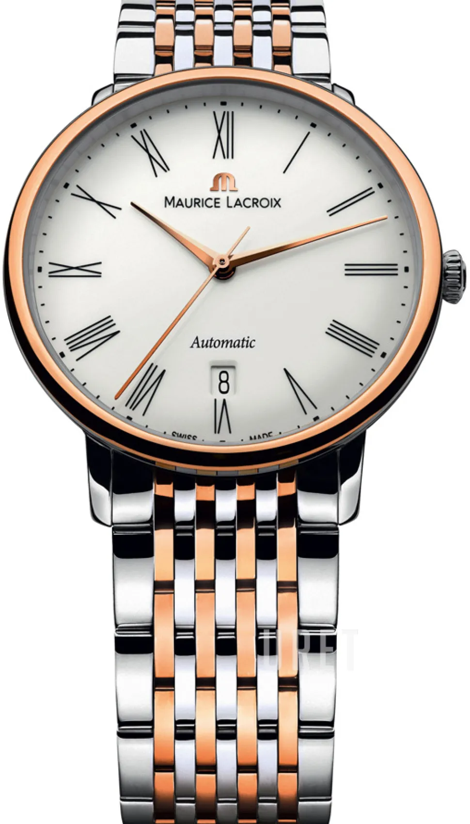 Les Classiques Vit/Roséguldstonat stål Ø38 mm