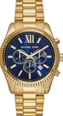 Lexington Blå/Gulguldtonat stål Ø44 mm