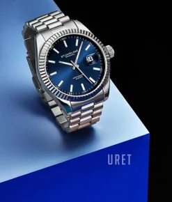 Lineage Blå/Stål Ø42 mm