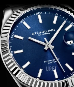 Lineage Blå/Stål Ø42 mm