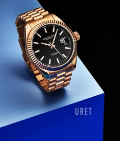 Lineage Svart/Roséguldstonat stål Ø42 mm