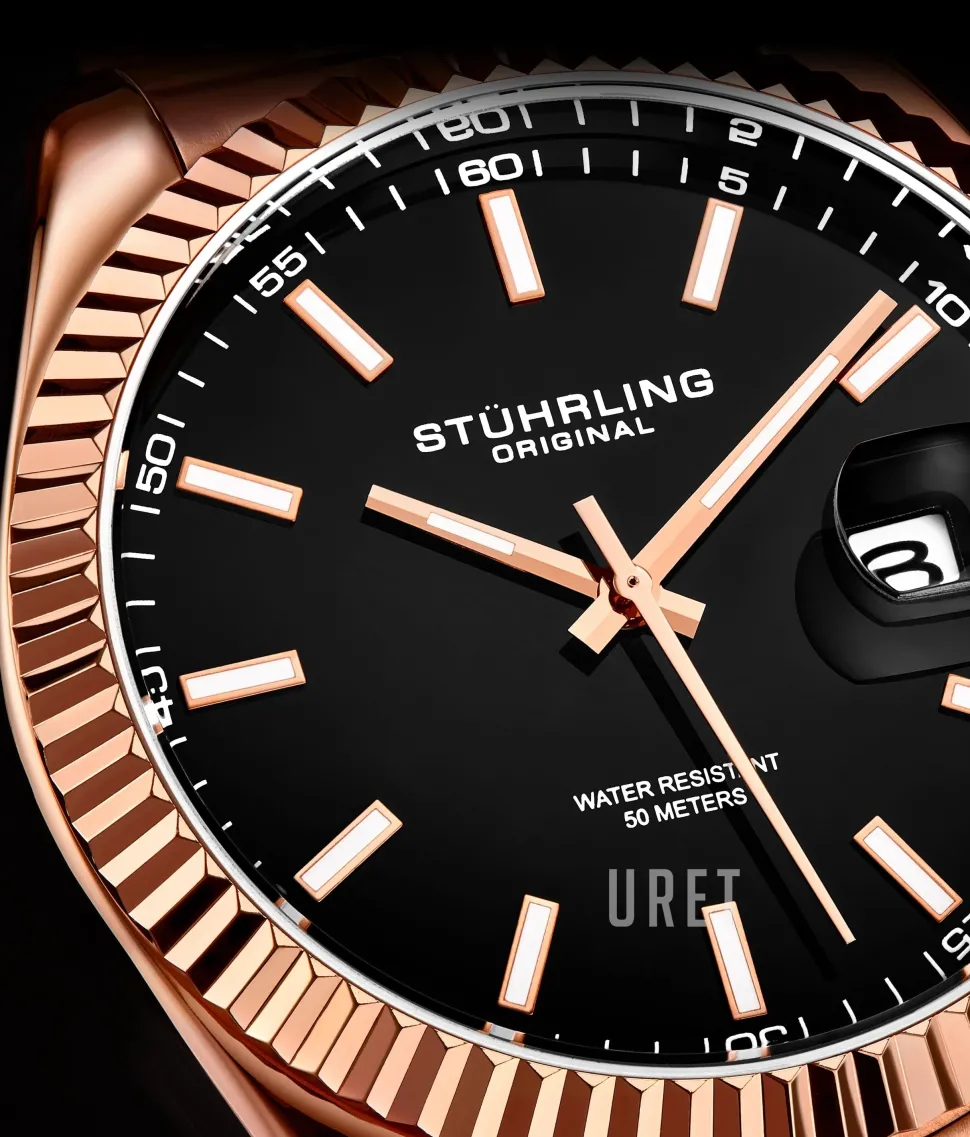 Lineage Svart/Roséguldstonat stål Ø42 mm