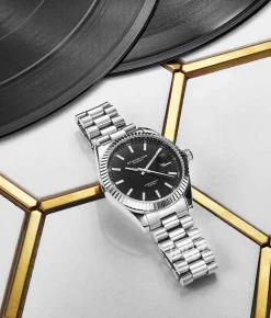 Lineage Svart/Stål Ø42 mm