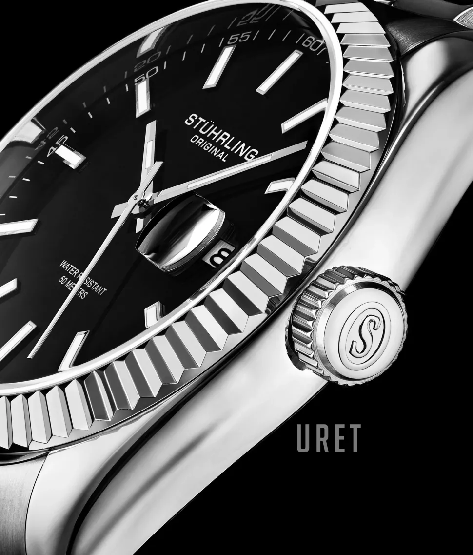 Lineage Svart/Stål Ø42 mm