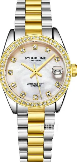 Lineage Vit/Gulguldtonat stål Ø31 mm