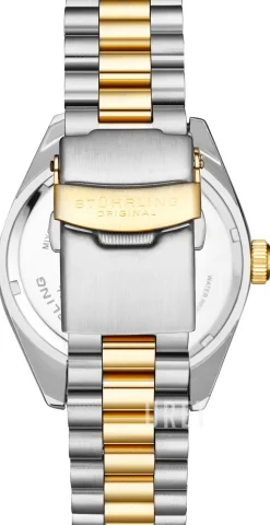 Lineage Vit/Gulguldtonat stål Ø42 mm