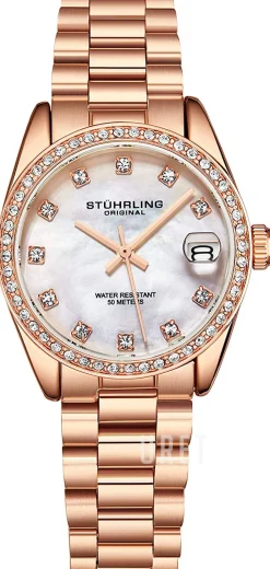 Lineage Vit/Roséguldstonat stål Ø31 mm