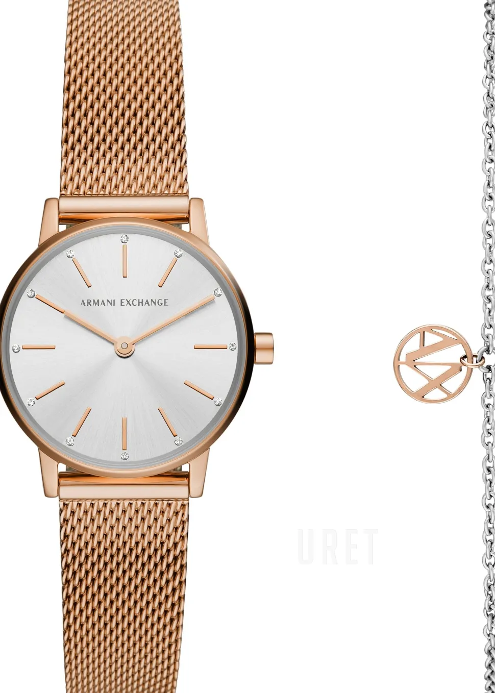 Lola Silverfärgad/Roséguldstonat stål Ø28 mm