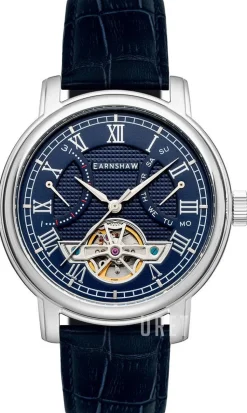 Longcase Blå/Läder Ø43 mm