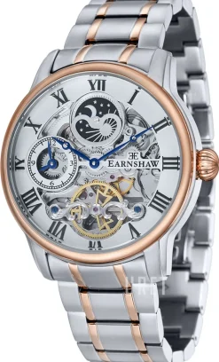 Longitude Silverfärgad/Roséguldstonat stål Ø44 mm