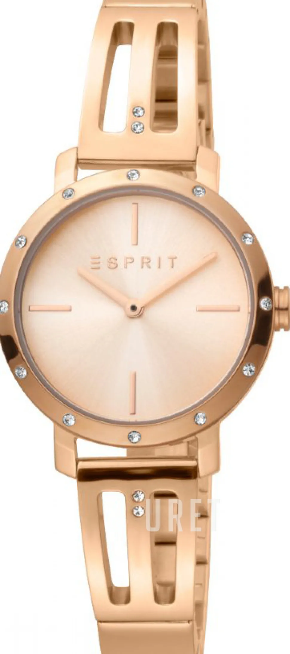 Lorella Roséguldstonad/Roséguldstonat stål Ø28 mm