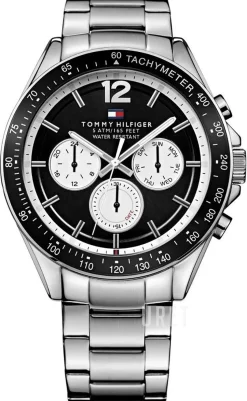 Luke Svart/Stål Ø46 mm