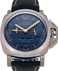 Luminor Blå/Läder Ø47 mm