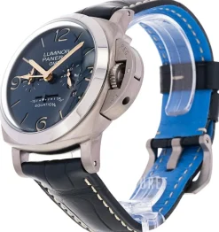 Luminor Blå/Läder Ø47 mm