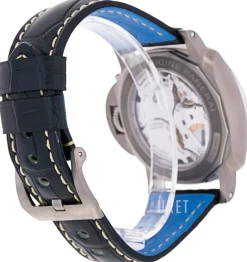 Luminor Blå/Läder Ø47 mm