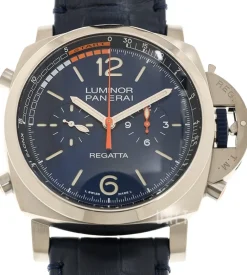 Luminor Blå/Läder Ø47 mm