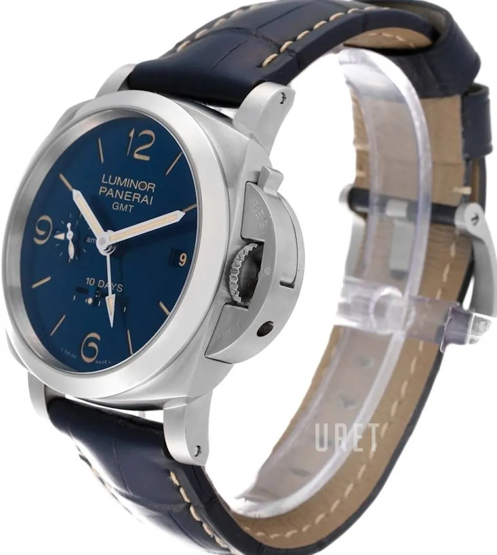 Luminor Blå/Läder Ø44 mm