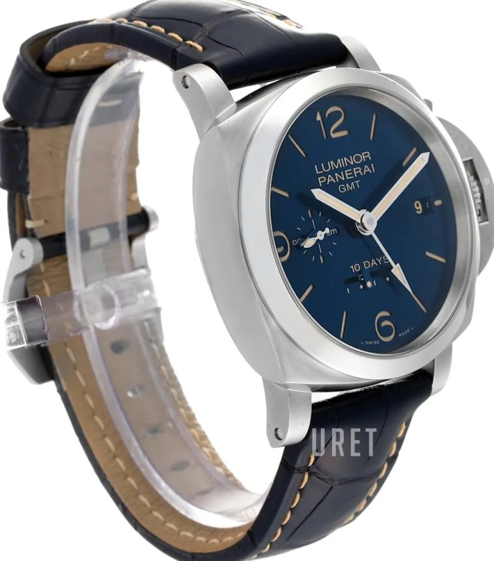 Luminor Blå/Läder Ø44 mm