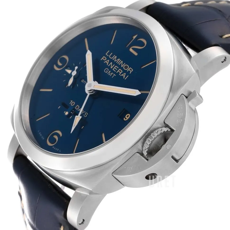 Luminor Blå/Läder Ø44 mm