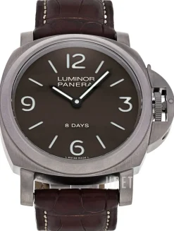 Luminor Brun/Läder Ø44 mm