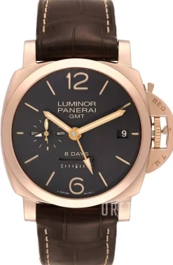 Luminor Brun/Läder Ø44 mm