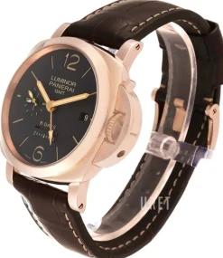 Luminor Brun/Läder Ø44 mm