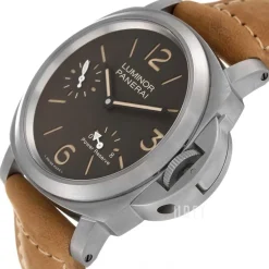 Luminor Brun/Läder Ø44 mm