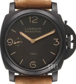 Luminor Brun/Läder Ø47 mm