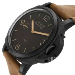 Luminor Brun/Läder Ø47 mm