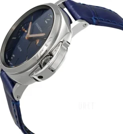 Luminor Due Blå/Läder Ø38 mm