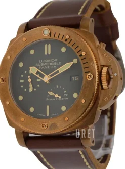 Luminor Grön/Läder Ø47 mm