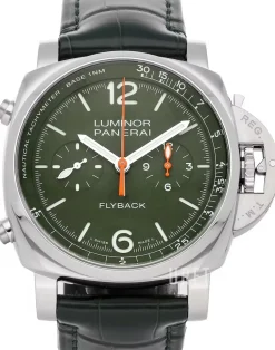 Luminor Grön/Läder Ø44 mm