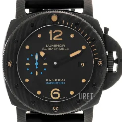 Luminor Svart/Gummi Ø47 mm