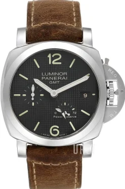 Luminor Svart/Läder Ø42 mm