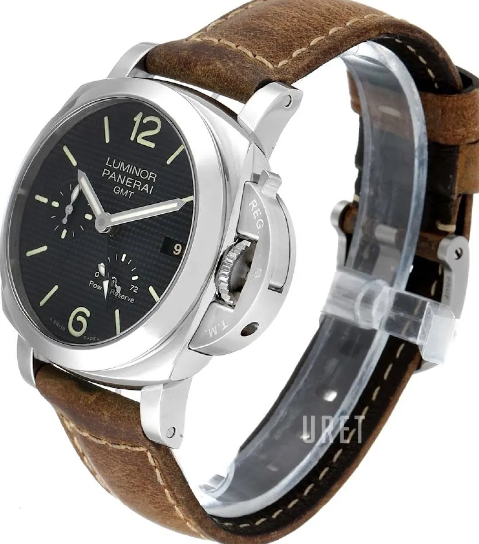 Luminor Svart/Läder Ø42 mm