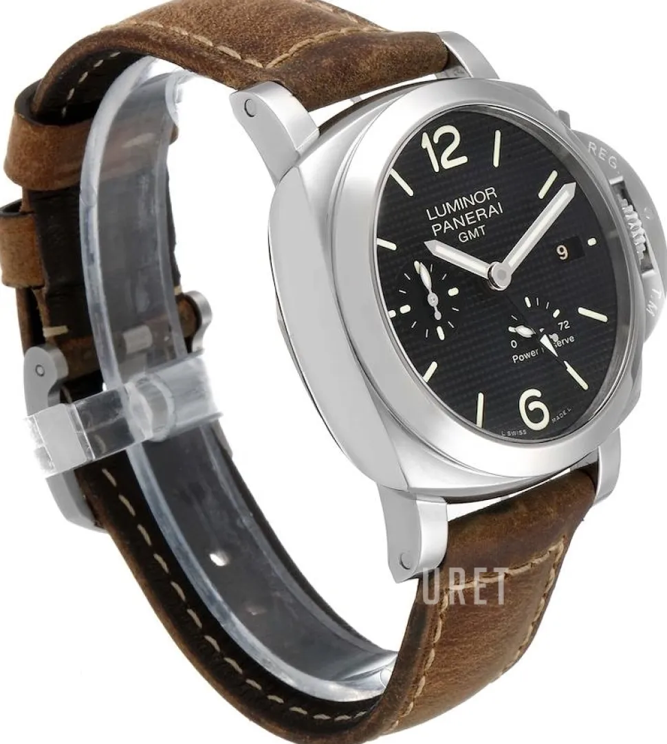 Luminor Svart/Läder Ø42 mm