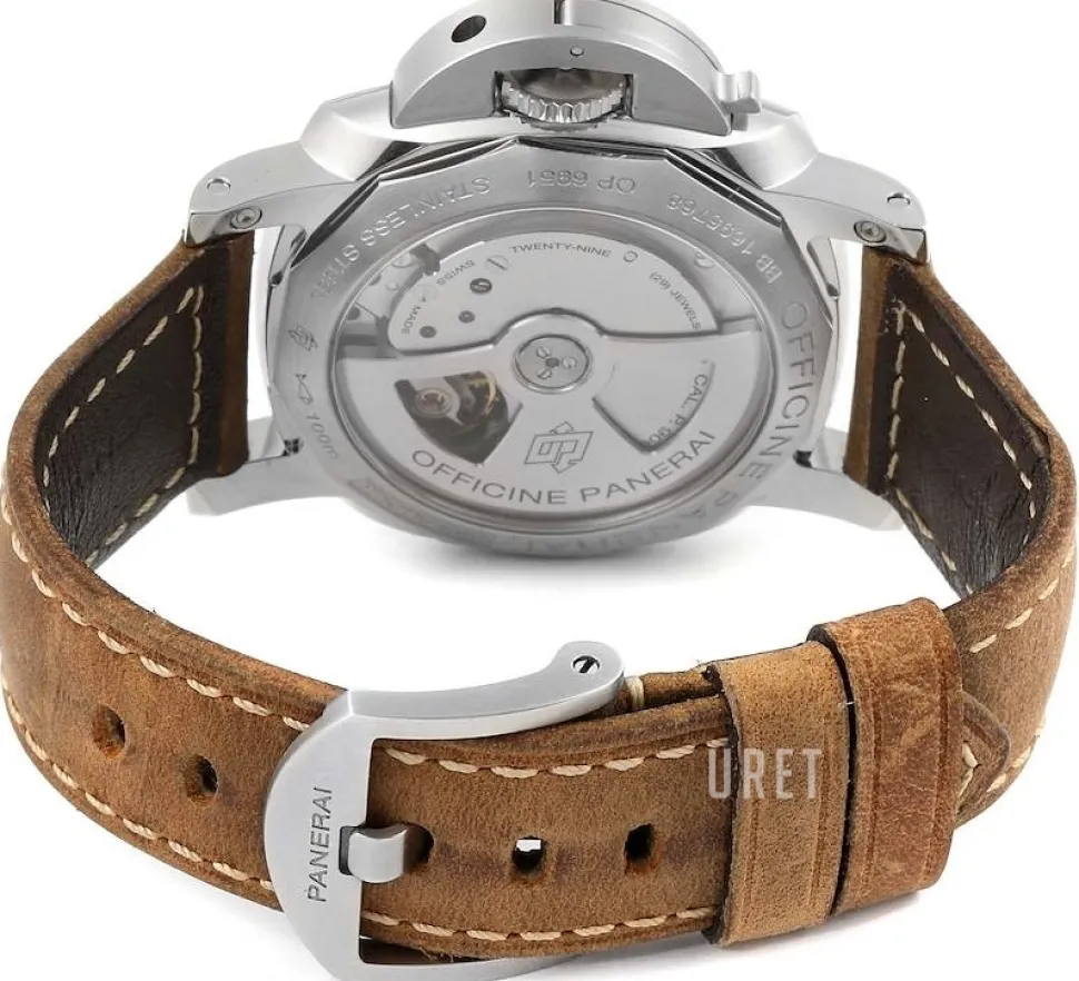 Luminor Svart/Läder Ø42 mm