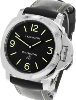 Luminor Svart/Läder Ø44 mm