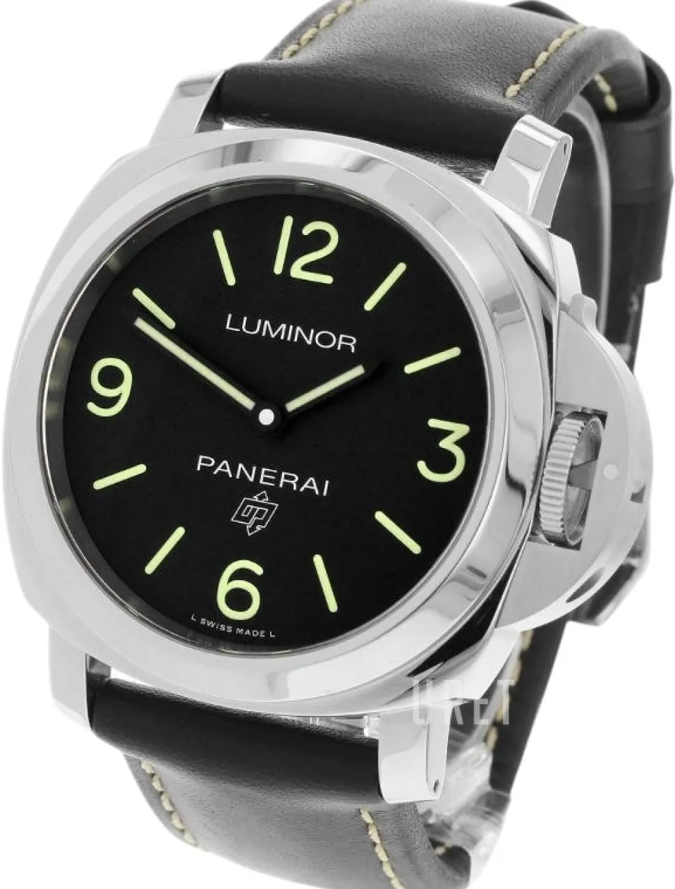 Luminor Svart/Läder Ø44 mm