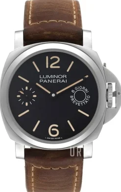 Luminor Svart/Läder Ø44 mm