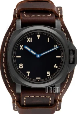 Luminor Svart/Läder Ø44 mm