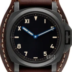 Luminor Svart/Läder Ø44 mm