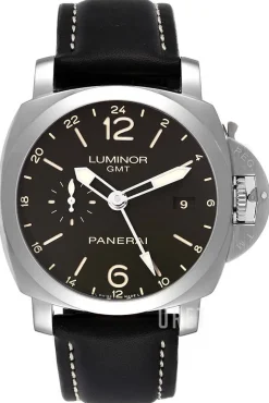 Luminor Svart/Läder Ø44 mm