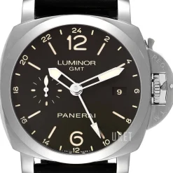 Luminor Svart/Läder Ø44 mm