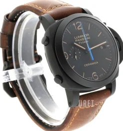 Luminor Svart/Läder Ø44 mm