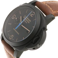 Luminor Svart/Läder Ø44 mm