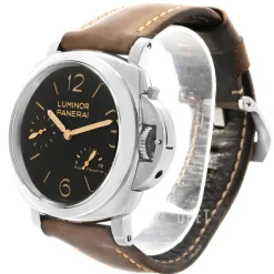 Luminor Svart/Läder Ø47 mm