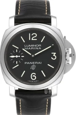 Luminor Svart/Läder Ø44 mm