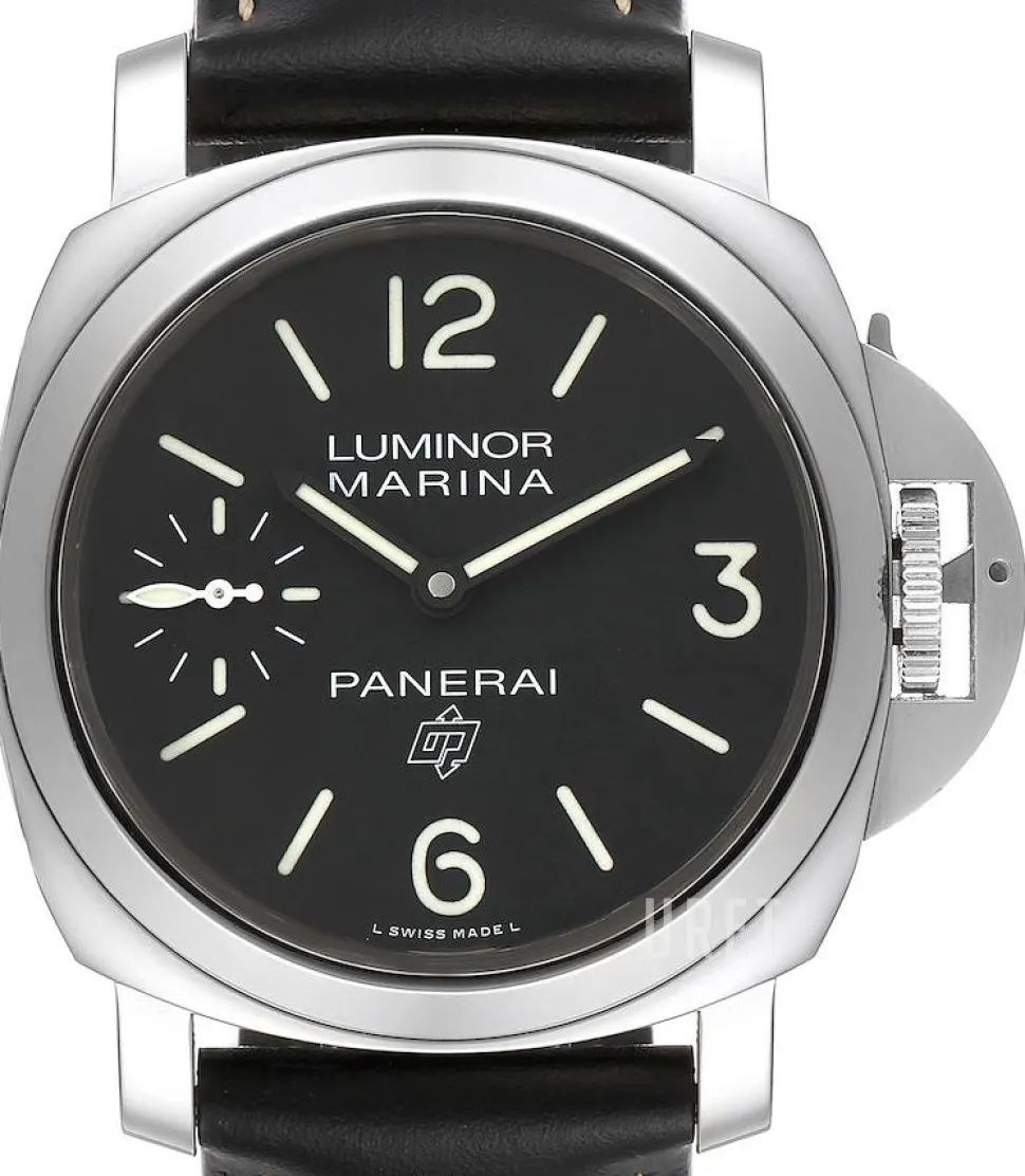 Luminor Svart/Läder Ø44 mm