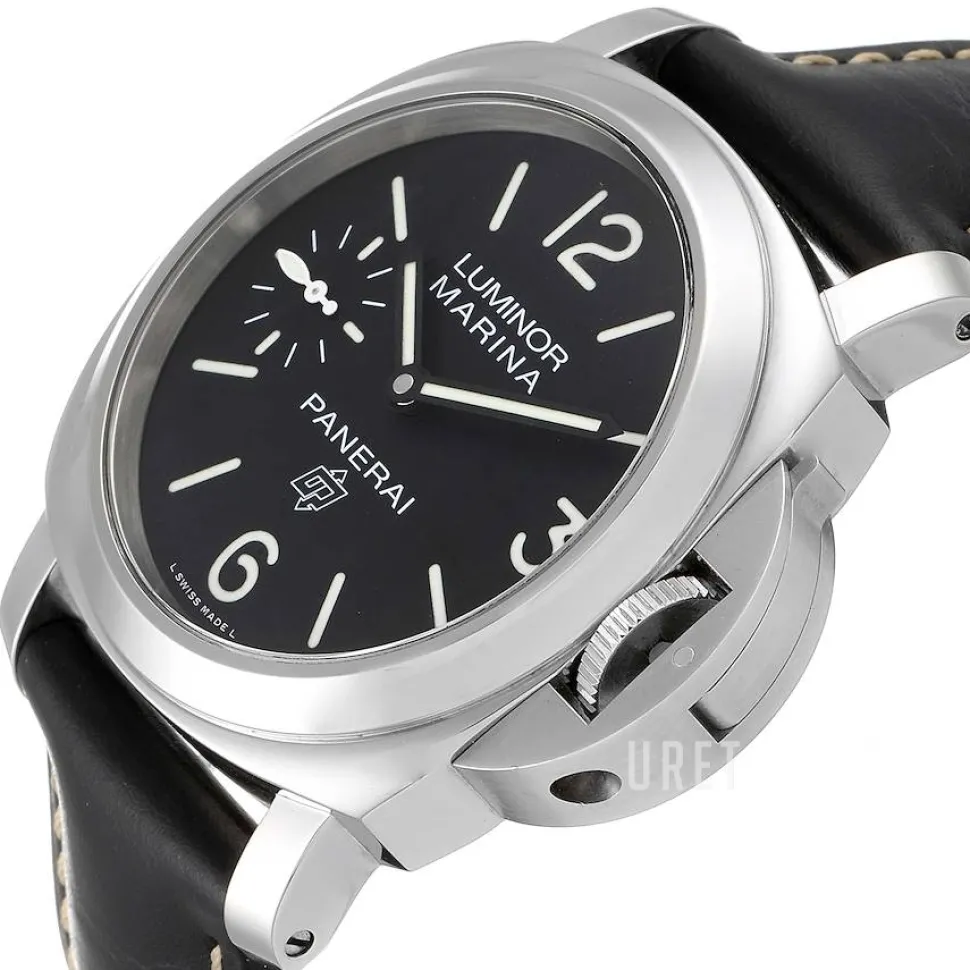 Luminor Svart/Läder Ø44 mm